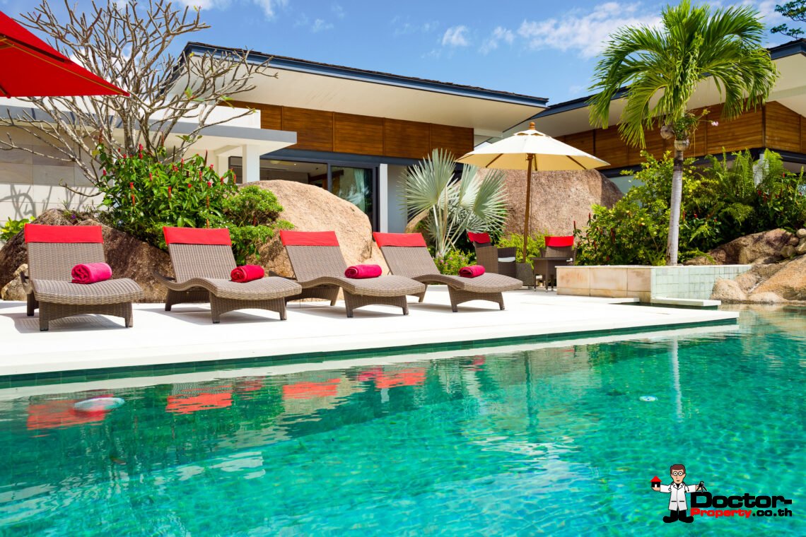 Stunning Sunset View Villa in Taling Ngam – Koh Samui, For Sale